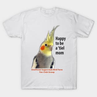 Cockatiel 4 - black type T-Shirt